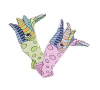 BESPORTBLE 2pcs Dog Molar Toy Squeaky Interactive Chewing Toy for Dogs Durable Pet Supplies for Reducing Boredom and Preventing Destructive Behavior Fun and Design