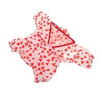 BESPORTBLE 2pcs Dog Raincoat Breathable Polyester Pet Rain Poncho for Dogs Lightweight and Easy to Wear Stylish Design for Weather Use