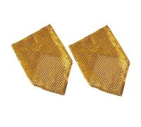 BESPORTBLE 2pcs Dog Sequin Collar Bandana for Dogs Birthday Party Wedding Christmas Photo Shoot