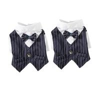 BESPORTBLE 2pcs Dog Suit Party Dog Dress Large Pet Suit Clothes Spring Summer Coat Attractive Lace Decor Comfortable Fit