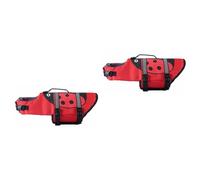 BESPORTBLE 2pcs Dog Swimming Vest Life Preserver Safety Vest for Puppies Harness Reflective Straps for Night