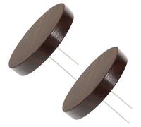 BESPORTBLE 2pcs Doll Display Stand with Needle Felting Doll Holder 4.6cm Wooden Base for Boys and Girls’ Desktop Figure Display Accessories for Toy Storage