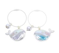BESPORTBLE 2pcs Doll Keychain Beach Keychain Sea Theme Charm Cute Keychains for Women Girl's Keyring Aesthetic Key Chain Dolphin Keychains Beach Bag Key Chain Backpack Accessories PVC