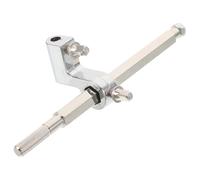 BESPORTBLE 2pcs Double Bass Drum Pedal Linkage Connector Arm Smooth Rotating Drive Shaft Adjustable Beater Holder for Jazz Drum Kits and Percussion Instruments Easy Installation