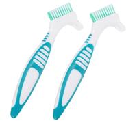 BESPORTBLE 2pcs Double-Sided Turtle Shell Cleaning Brush Portable Aquatic Tortoise Shell Mud Cleaner Practical Mini Brush for Removing Dirt and Algae