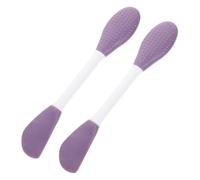 BESPORTBLE 2pcs Dual Sided Silicone Facial Mask Brush Applicator Soft Skin Friendly Beauty Tool for Even Mud Mask Application Massage and Precise Use Around Eyes and Nose