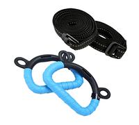 BESPORTBLE 2Pcs Durable Gymnastic Rings for Gel Plastic Pull Up Fitness Equipment for Full Body Strength Training and Bodyweight Exercise Indoor Outdoor Workout Tool
