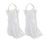 BESPORTBLE 2pcs Dustproof Shoe Covers for Tall Boots Zipper Storage Bag Organizer Plastic Translucent Boot Packing Bag for Women Travel