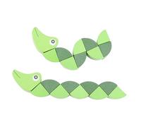 BESPORTBLE 2Pcs Educational Wooden for Hand Eye Coordination Development Color Recognition and Fine Motor Skills Safe Material Sensory Plaything for Preschoolers