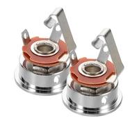 BESPORTBLE 2pcs Electric Guitar Accessories Guitar Input Jack Endpin Plug Metal Plastic Silver