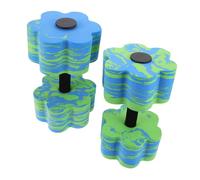 BESPORTBLE 2pcs EVA Floating Pool Dumbbells and Barbells for Water Aerobic Resistance Training Lightweight Aquatic Exercise Equipment for Swimming Yoga and Joint Friendly Workouts