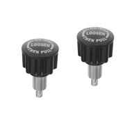 BESPORTBLE 2pcs Exercise Bike Replacement Pull Pin Knob Plastic Knob Screw for Height Compatible with Gym Equipment Easy Installation for Home Commercial Use
