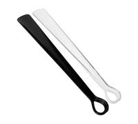 BESPORTBLE 2pcs Extra Long Plastic Shoe Horns Ergonomic Handle for Boots No Bend for Seniors Pregnant Women Travel Friendly Shoehorn Helper Fit for All Footwear