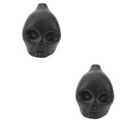 BESPORTBLE 2pcs Festival Skull Death Whistle Decoration for Halloween Unique Screaming Whistle Prop for Shamanic Rituals and Music Eerie Sound for Day Dead Ornaments