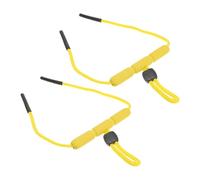 BESPORTBLE 2Pcs Floating Eyeglass Straps for Water Sports Adjustable Sunglasses Strap Anti-Loss Feature Soft Material for Comfort Yellow Floating Sunglass Lanyard