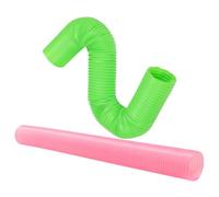 BESPORTBLE 2pcs Foldable Plastic Ferret Tunnel Tube for Small Animals, Portable Hamster Hideout and Training Suitable for Ferrets and Rats during Agility Training Activities