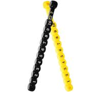 BESPORTBLE 2pcs Foosball Scorekeepers Table Football Score Counters Multi-use Scoring Markers for 1.4m Foosball Tables Yellow and Black Desktop Soccer Game Accessories