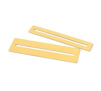 BESPORTBLE 2Pcs Fretboard Fret Protector Guards for Guitar Bass Durable Luthier Tool Gold Fingerboard Shields for Fret Work for Guitarists and DIY Musicians