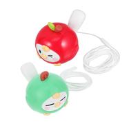 BESPORTBLE 2pcs Fruit Shaped Whistle for Lung Capacity Training Safe Bite Resistant Material Portable Bird Call Sound Maker Musical Instruments for School Sports Halloween Party Favors