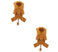 BESPORTBLE 2pcs Funky Lion Costume for Pets Halloween Dog Clothes Suitable for Dogs and Cats for Parties and Photo Shoots Various