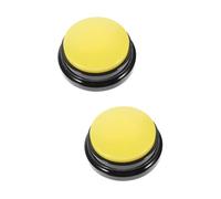 BESPORTBLE 2pcs Funny Dog Communication Button Interactive Pet Training Accessory for Dogs and Cats for Household Use Engaging Pet Relationship Tool