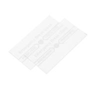 BESPORTBLE 2Pcs Glass Break Alarm Device Clear Replacement Fire Alarm Switch Cover for Emergency Scenarios Durable Easy to Use Enhanced Recognition Essential Safety