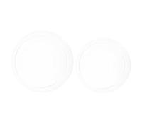 BESPORTBLE 2pcs Glass Hydroponic Planter Vase for Aquatic Plants and Betta Fish, round Wide Mouth Bowls with Multi-plant Compatibility, Elegant Desktop Flower Pot for Home and Office Tables