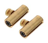 BESPORTBLE 2pcs Gold Cello Wolf Tone Mute Instrument Parts Suppressor Accessories for Sound Control in Orchestral Performance