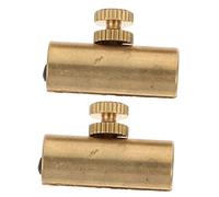BESPORTBLE 2pcs Gold Cello Wolf Tone Mutes Instrument Parts Accessory for Sound Suppression Suitable for Musicians and Students