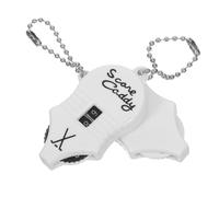 BESPORTBLE 2pcs Golf Stroke Tally Golf Scoring Counter Counter for Men Recording Device Scorer Tumbler Keeper White