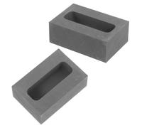 BESPORTBLE 2pcs Graphite Ingot Mould Set for Jewelry Casting Melting Tool with Detailed Precision Design and Highly Accurate Casting, Suitable for Gold and Silver Jewelry Processing