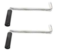 BESPORTBLE 2pcs Greenhouse Film Roller Crank Handle Window Crank Handle Black Plastic Stainless Steel for Greenhouse and Installation Repair Awning