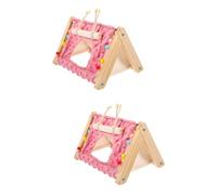 BESPORTBLE 2pcs Guinea Pig Tent House Hamster Hideout Nest Small Animal Bed Pet Supply Comfortable Hideaway Habitat