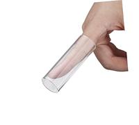 BESPORTBLE 2pcs Guitar Finger Cots Glass Bottleneck Standard Guitar Slide for Electric Accessories for Blues and Slide Playing