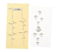 BESPORTBLE 2pcs Guitar Fretboard Decals Self-adhesive Sticker for Ukulele Guitar Guard Patch Decorative Fingerboard Sticker Music for Adults