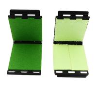 BESPORTBLE 2pcs Guitar Fretboard String Cleaner in Light Green Plastic and Cloth Material Designed to Wipe Fretboard and Remove Rust for Guitar Players Maintaining Electric and Acoustic