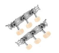 BESPORTBLE 2Pcs Guitar Tuning Pegs with Resin Knobs Left Right Handed Compatible Sound Quality for Acoustic Classical Guitars Random Color Accessories