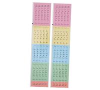 BESPORTBLE 2pcs Guzheng Scale Sticker Musical Note Learning Helper for Practicing Tool for Beginners and Boy Girl to Learn and Recognize Strings