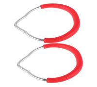 BESPORTBLE 2pcs Gymnastics Rings Metal Hanging Rings for Outdoor Climbing Fitness Training for Enhancing Coordination Skills and Physical Playtime Activities