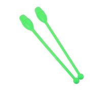 BESPORTBLE 2Pcs Gymnastics Training Stick for Adults Ergonomic Grip Fitness Wand for Posture Improvement Muscle Strengthening Flexibility Portable Green Body Shaping Tool