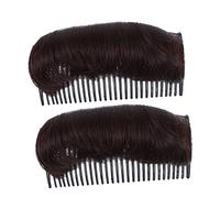 BESPORTBLE 2pcs Hair Bun Maker Inserts Hair Volume Increase Tool for Invisible Lightweight Suitable for All Skin Tones and Ages