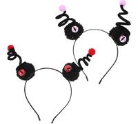 BESPORTBLE 2pcs Halloween Accessories: Spooky Halloween Eyeball Headbands - Costume Hair Hoops For Party - Monster Cosplay Headpiece - Performance Prop