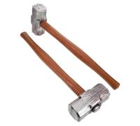 BESPORTBLE 2pcs Halloween Plastic Hammer Props for Lightweight Childsafe Simulation Hammers with Realistic Bloody Design for Cosplay Party Role-playing Games