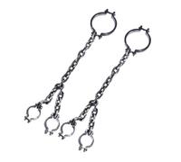 BESPORTBLE 2pcs Halloween Plastic Shackles Costume Accessories, 102cm×16.5cm Fake Metal for Haunted House Party, Prison and Cosplay Prop Decoration for Halloween