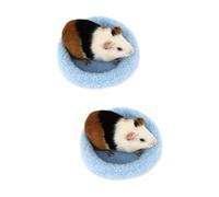 BESPORTBLE 2pcs Hamster Bed Warm Sleep Mat for Small Pets Cushion for Hamster Squirrel Mouse and Rat Lightweight Easy to Clean and
