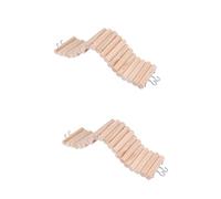 BESPORTBLE 2pcs Hamster Ladder Bridge Toy for Pets Climbing Exercise Accessory for Mice Rats and Birds Encourages Coordination and Activity
