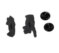 BESPORTBLE 2Pcs Hand Shaped Alloy Brooch Creative Badge Pin Stylish Decorative Brooches for Clothing Unique Design for Women Durable and Easy to Wear