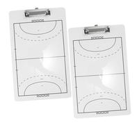 BESPORTBLE 2pcs Handball Tactical Boards PVC Dry Erase Clipboards with Marker Lightweight Portable Sports Training Competition Writing Boards