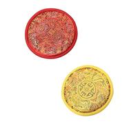 BESPORTBLE 2Pcs Handmade Cloth Sound Bowl Cushion Mat Unique Design Comfortable Touch for Meditation Yoga Present for Family Friends