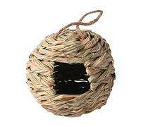BESPORTBLE 2pcs Handwoven Hummingbird House Cozy Bird Nest Hut for Birds Garden Decoration and Resting Place Natural Craftsmanship